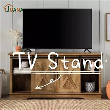 Rustikálny posuvný TV stojan